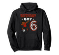Dabbing 6 Year Old Soccer Player Hoodie - Trendy Graphic for Adults
