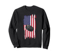 Patriotic Ice Hockey Snow Sports Sweatshirt - Trendy Graphic Unisex