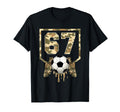 Soccer Drip Number 67 Soccer Player T-Shirt - Aesthetic Graphic for Adults