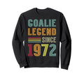 Goalkeeper Legend 1972 Sports Goal Sweatshirt - Trendy Graphic Men Women