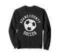Adams County Soccer Distressed 90S Sweatshirt - Unique Graphic for Adults