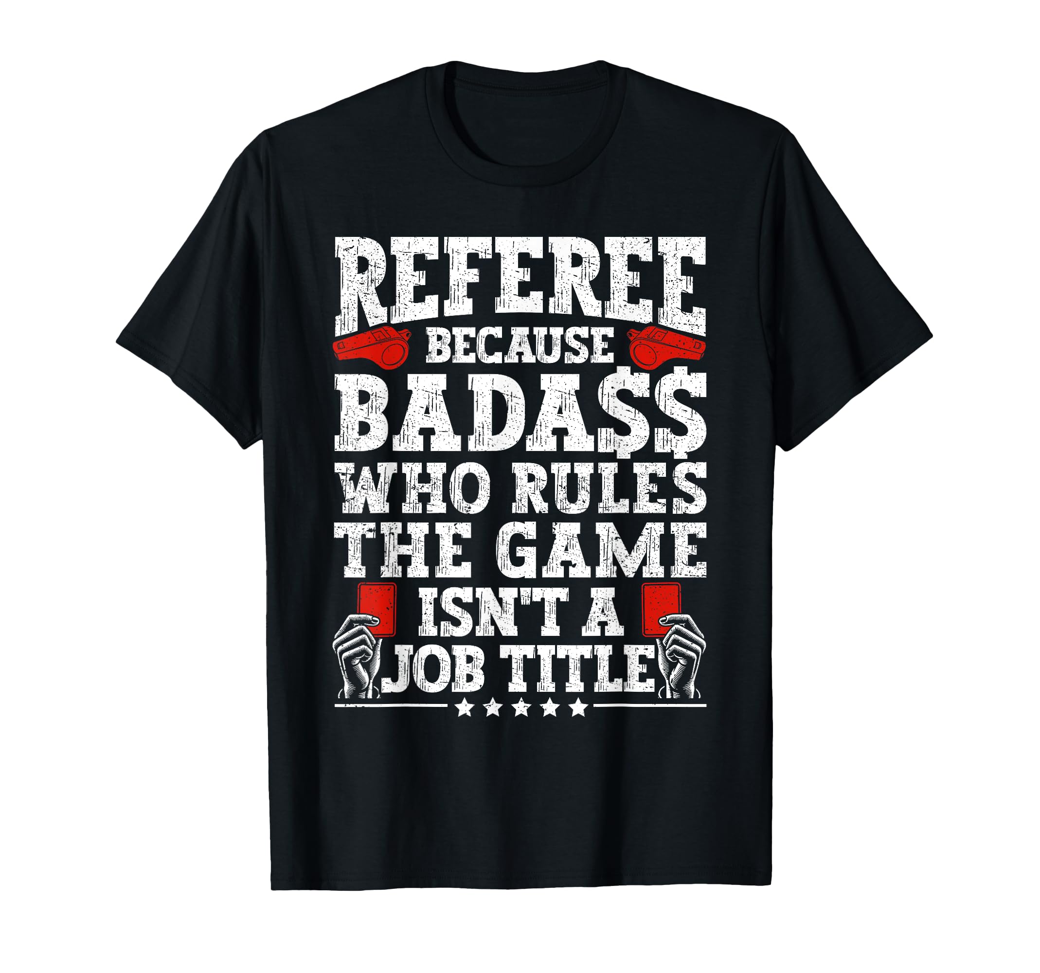 Soccer Ref Funny Soccer Referee T-Shirt - Minimalist Print Men Women