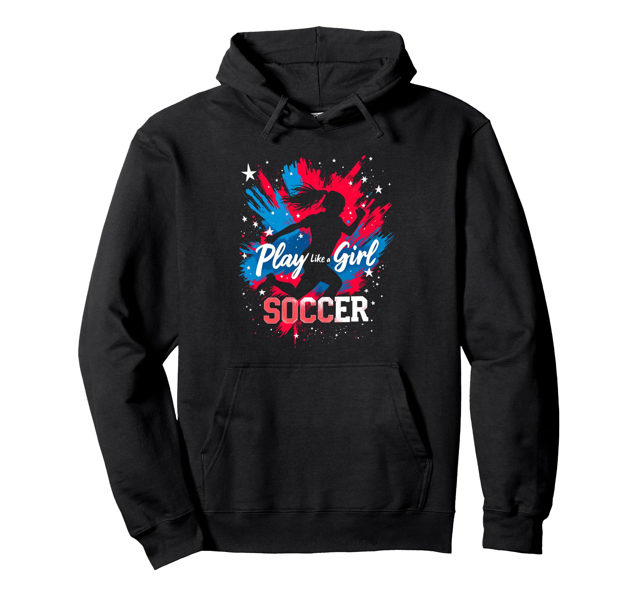 Play Like Soccer Soccer Empowerment Hoodie - Aesthetic Graphic Unisex