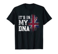 British Heritage Roots Britain Flag T-Shirt - Minimalist Print Men Women