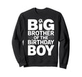 Big Brother Birthday Soccer Ball Sweatshirt - Aesthetic Graphic Men Women