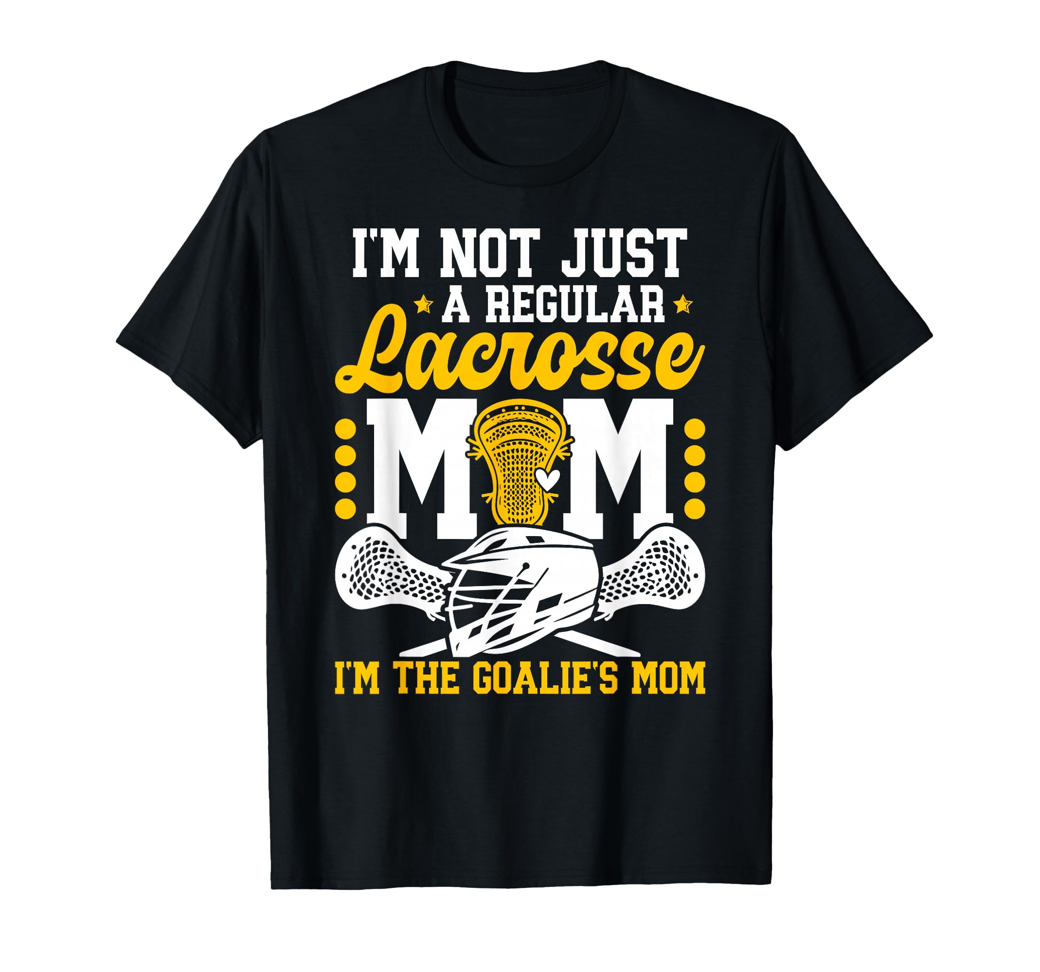 Proud Lacrosse Goalkeeper Mom Lacrosse T-Shirt - Fun Novelty Design Unisex