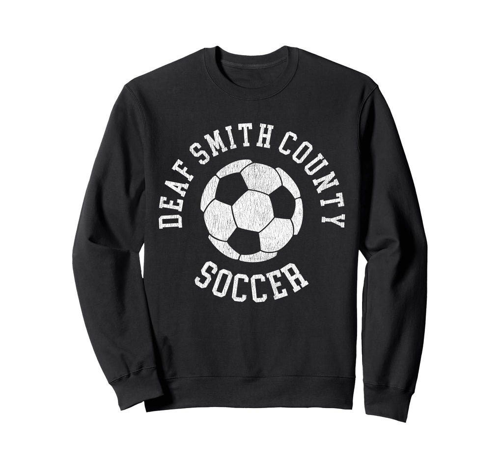 Deaf Smith County Soccer Distressed Sweatshirt - Aesthetic Graphic Unisex