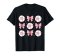 Soccer Coquette Bow Soccer Mom Sister T-Shirt - Unique Graphic Men Women