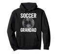 Soccer Grandad Grandpa Grandad Soccer Hoodie - Minimalist Print for Adults