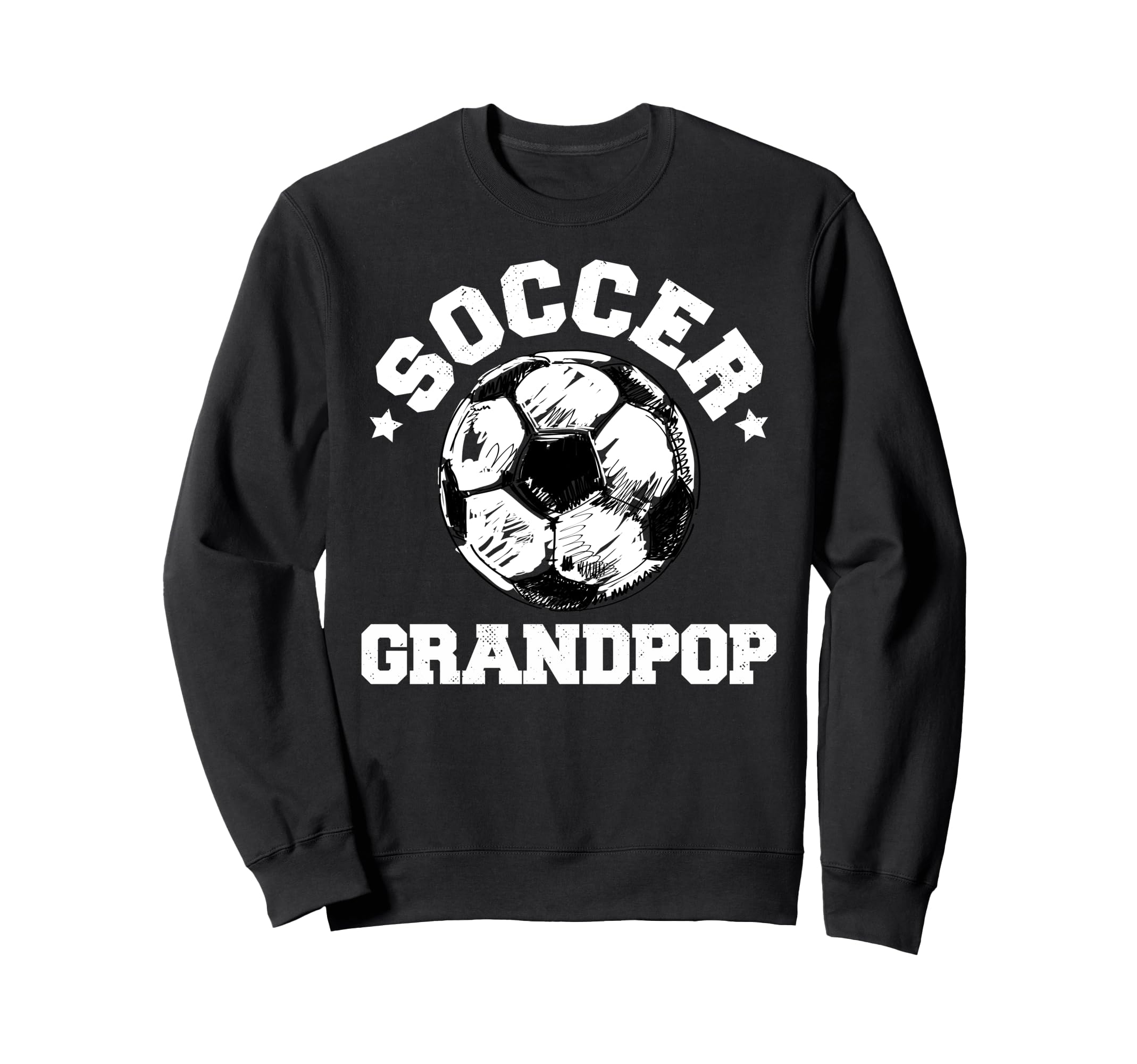 Soccer Grandpop Soccer Ball Sweatshirt - Streetwear Style Unisex
