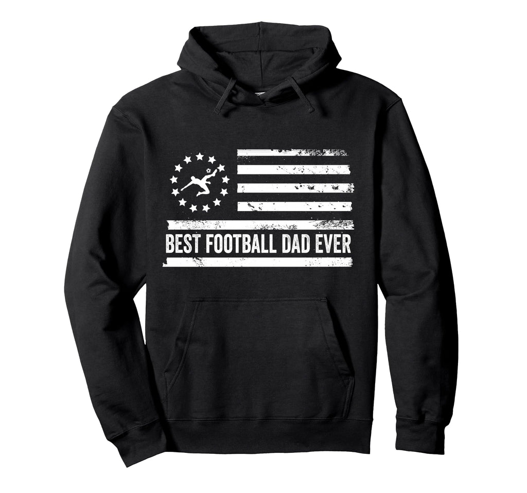 Football Soccer Coach Us American Flag Hoodie - Minimalist Print Men Women