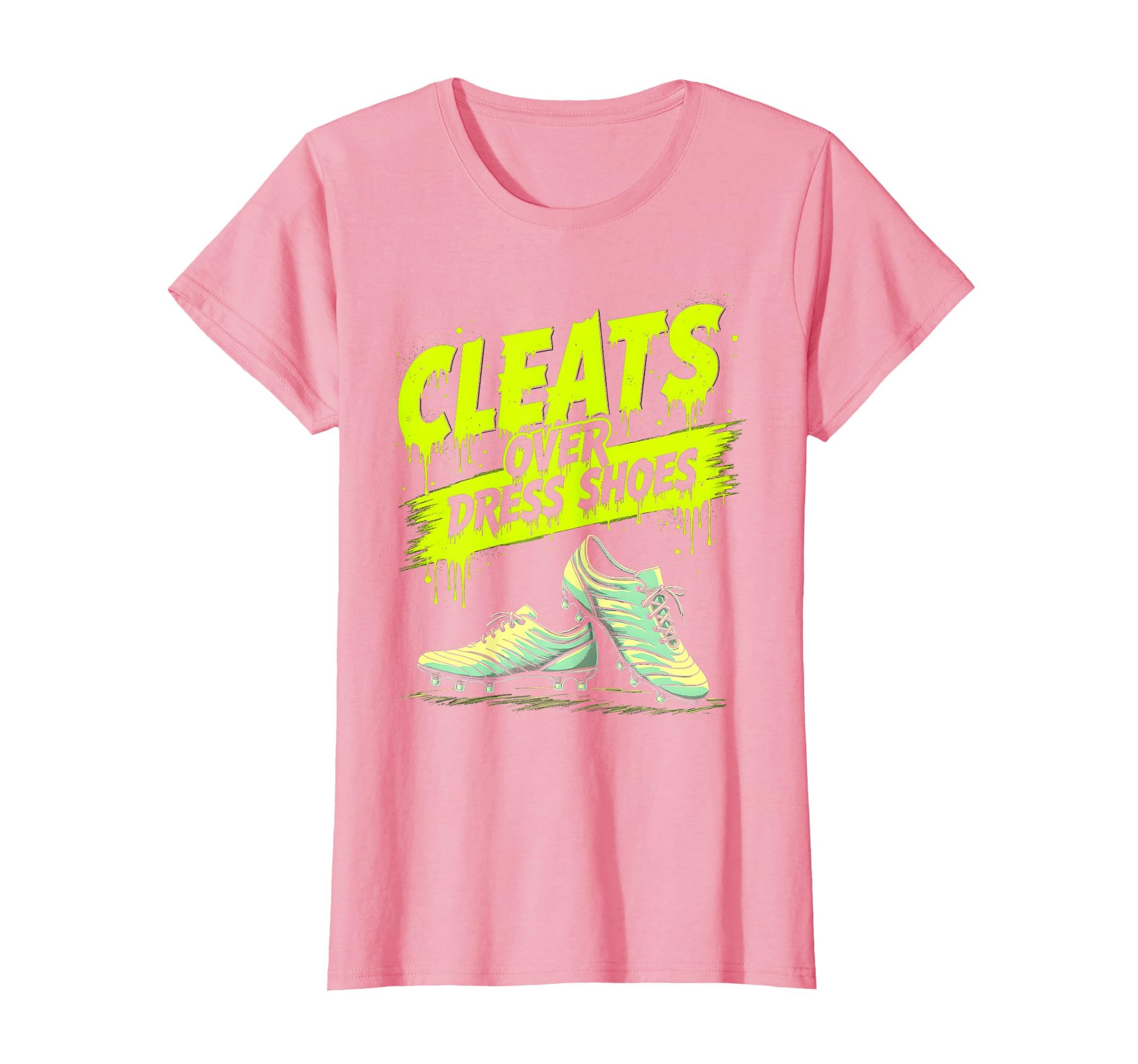 Cleats Over Dress Shoes Soccer Fan T-Shirt - Unique Graphic for Adults
