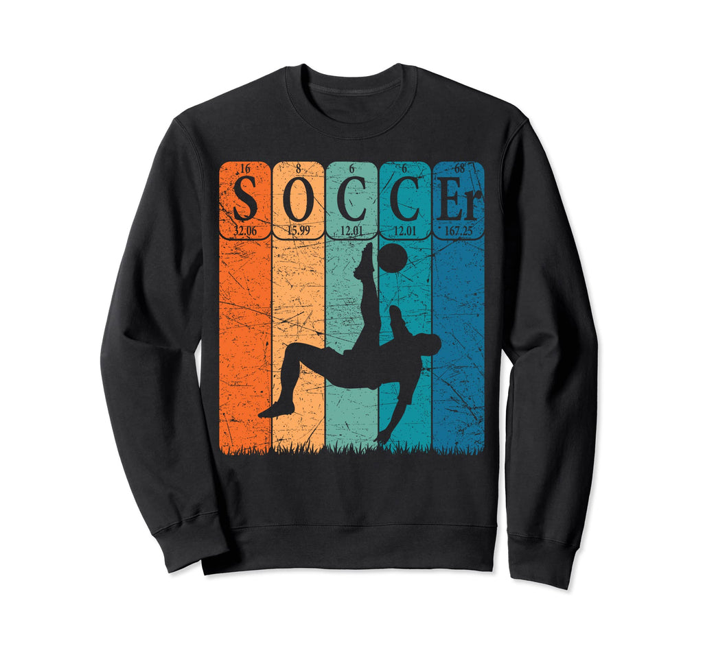 Soccer Periodic Table Elements Sweatshirt - Unique Graphic Men Women