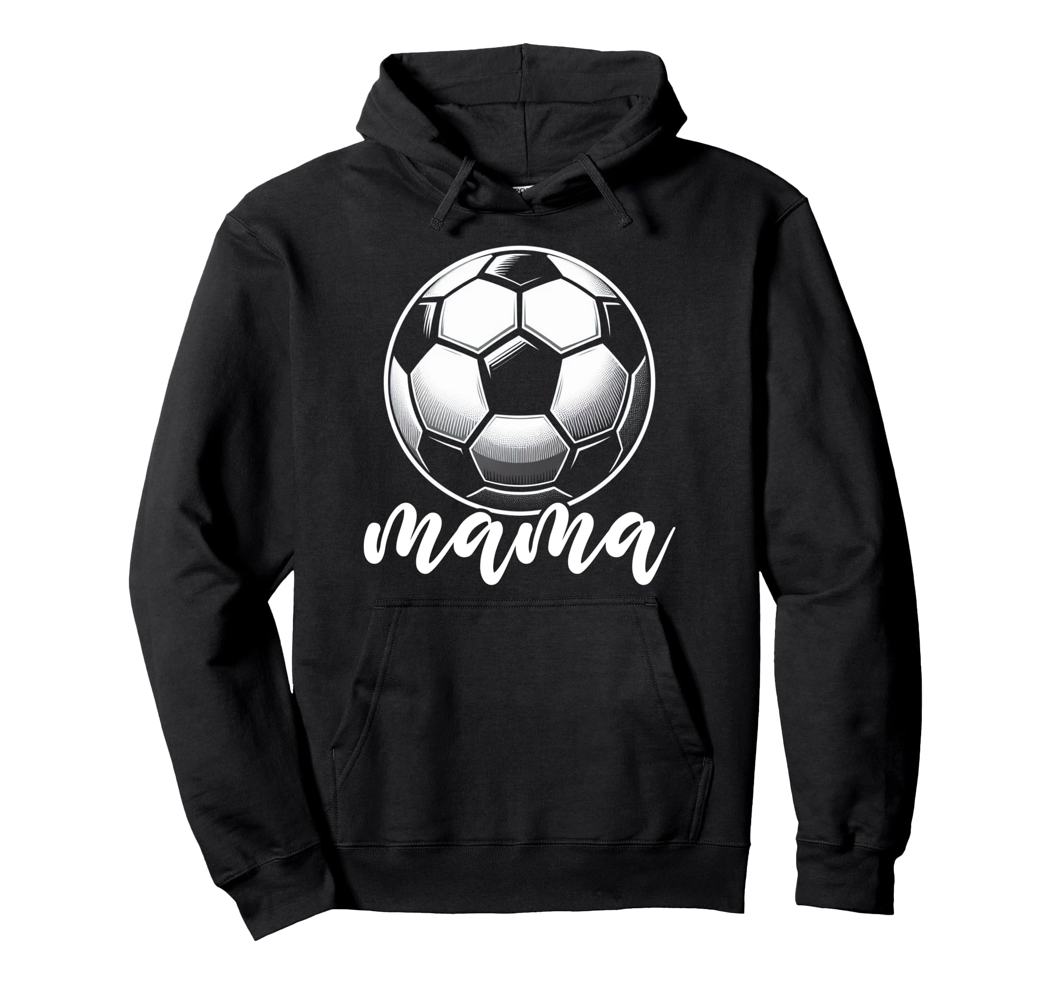 Soccer Ball Mama Soccer Season Football Hoodie - Trendy Graphic Unisex