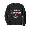 Copenhagen Denmark Skyline Sweatshirt - Aesthetic Graphic Men Women