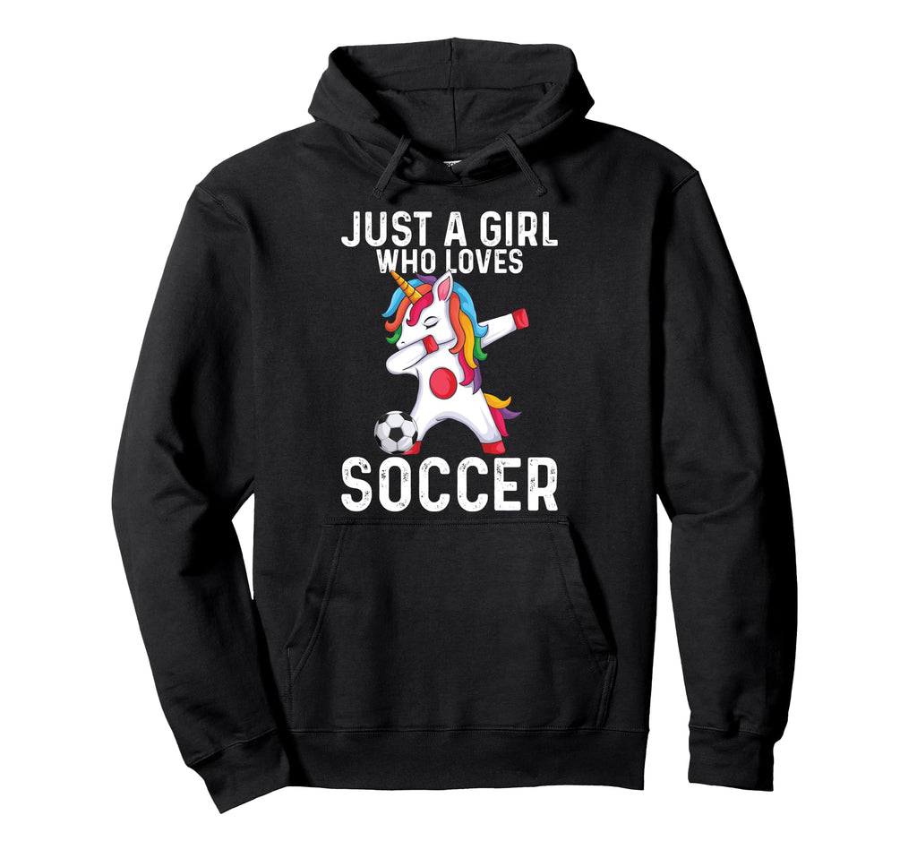 Funny Who Loves Soccer Hoodie - Casual Everyday Wear Men Women