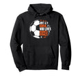 Sport Funny Who Loves Soccer Hoodie - Graphic Print for Adults