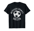 Mckean County Soccer Distressed T-Shirt - Casual Everyday Wear Men Women