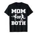 Mom Both Ballet And Soccer Funny T-Shirt - Fun Novelty Design Men Women