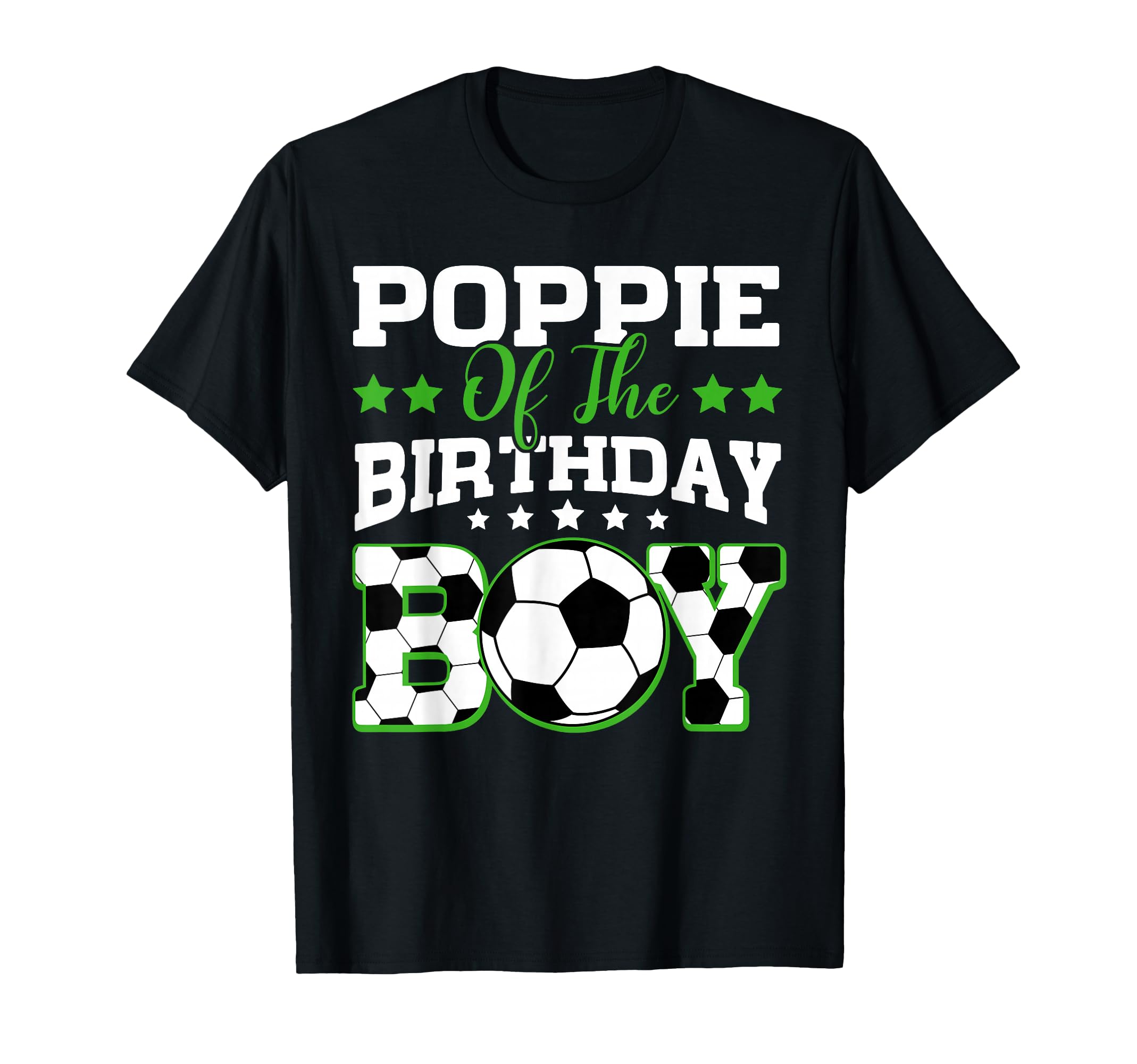 Poppie Birthday Soccer Family Matching T-Shirt - Streetwear Style Unisex