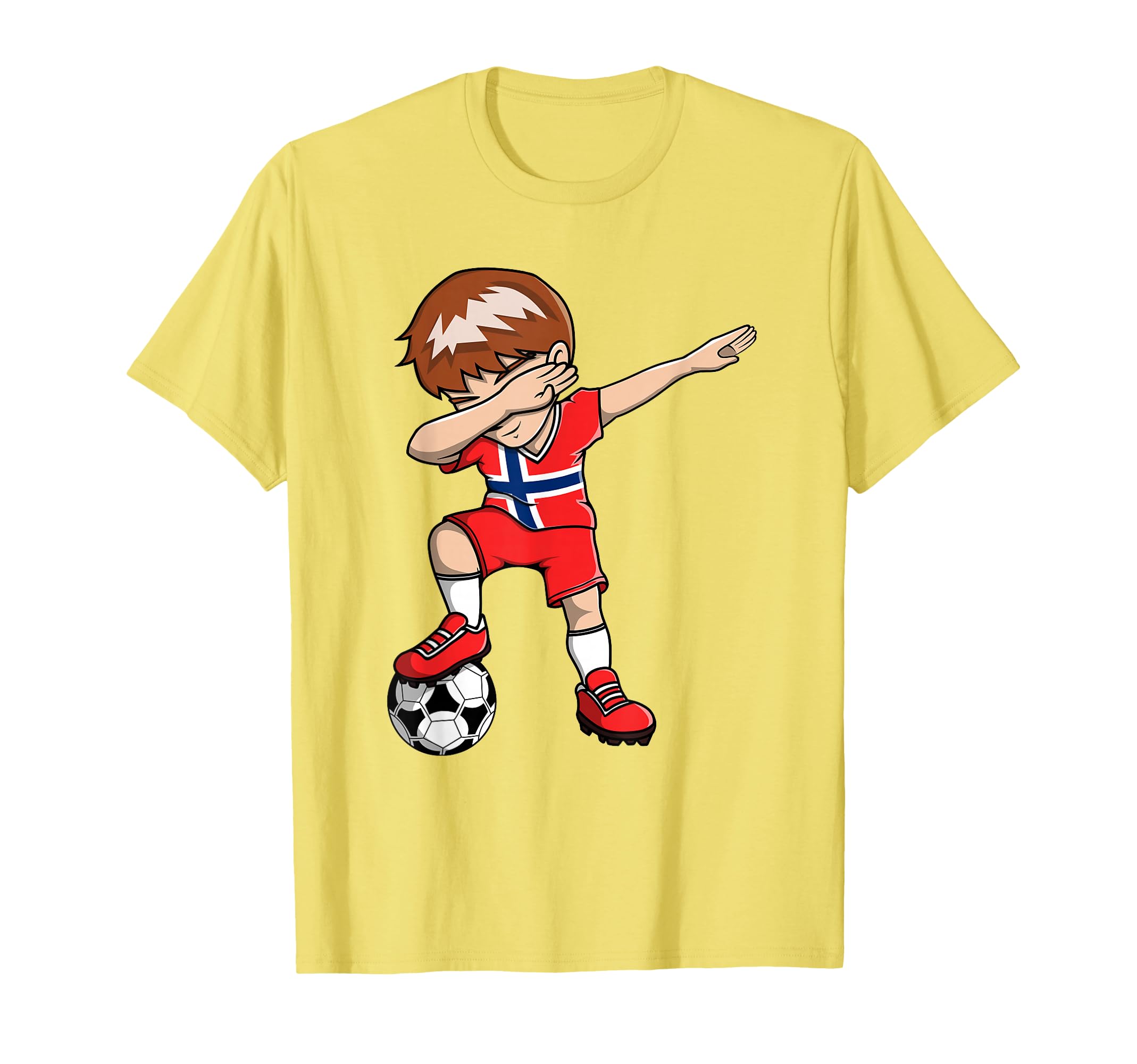 Dabbing Soccer Norway Jersey T-Shirt - Streetwear Style Men Women