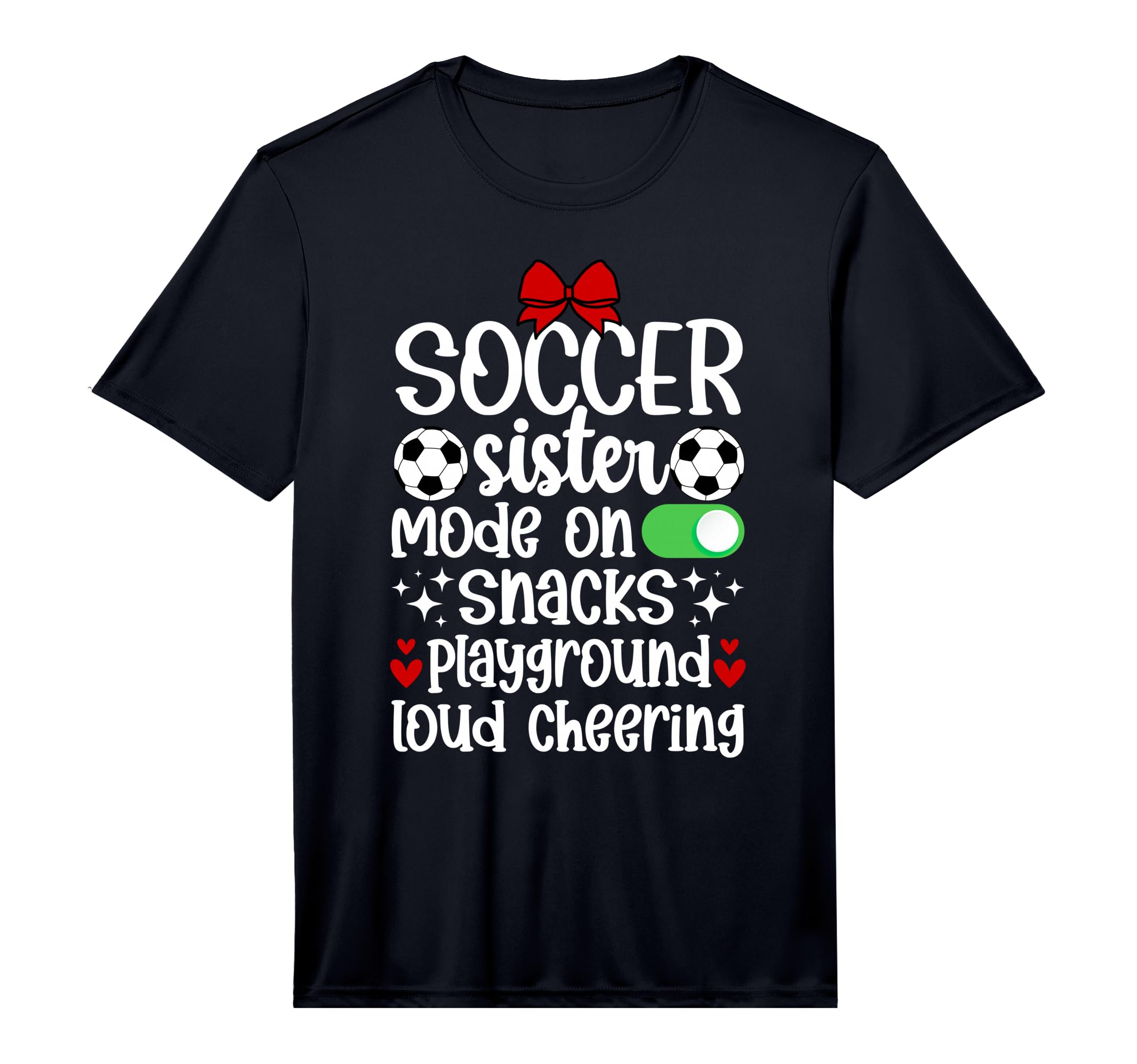 Soccer Sister Mode Sister Soccer T-Shirt - Unique Graphic for Adults