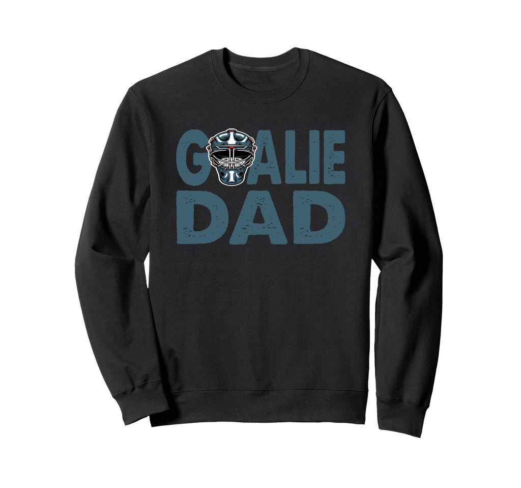 Ice Hockey Goalkeeper Dad Sweatshirt - Minimalist Print Men Women