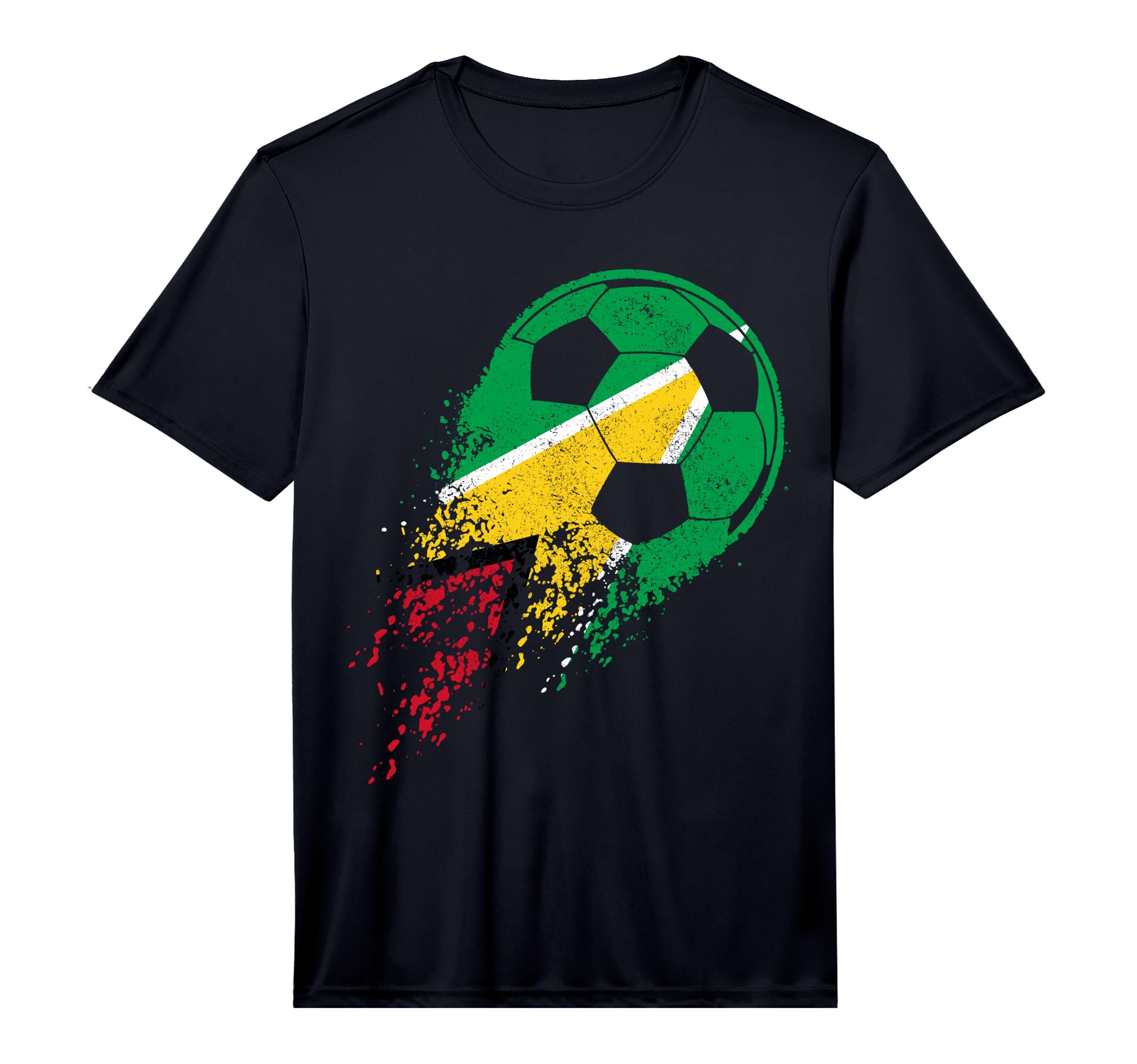 Guyana Soccer Guyanese Flag Pride T-Shirt - Novelty Apparel Men Women