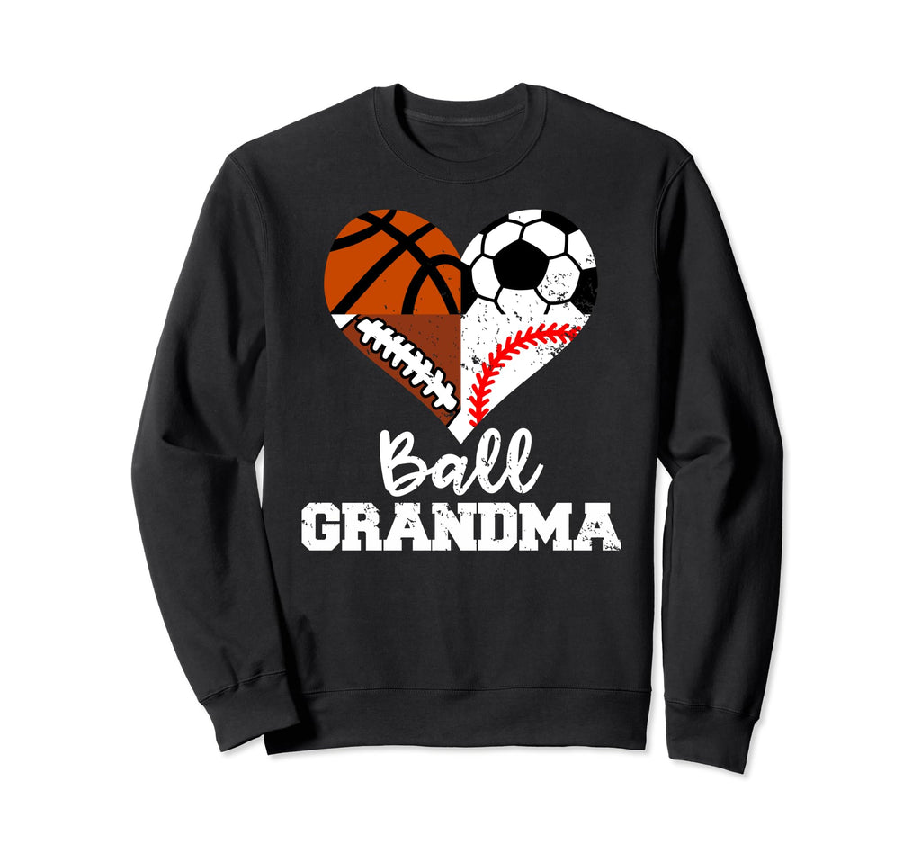 Ball Grandma Funny Soccer Football Sweatshirt - Minimalist Print Men Women