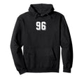 Number 96 80S 90S Soccer Team Jersey Hoodie - Aesthetic Graphic for Adults