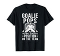 Funny Hockey Goalie Pops Ice Hockey T-Shirt - Graphic Print Men Women