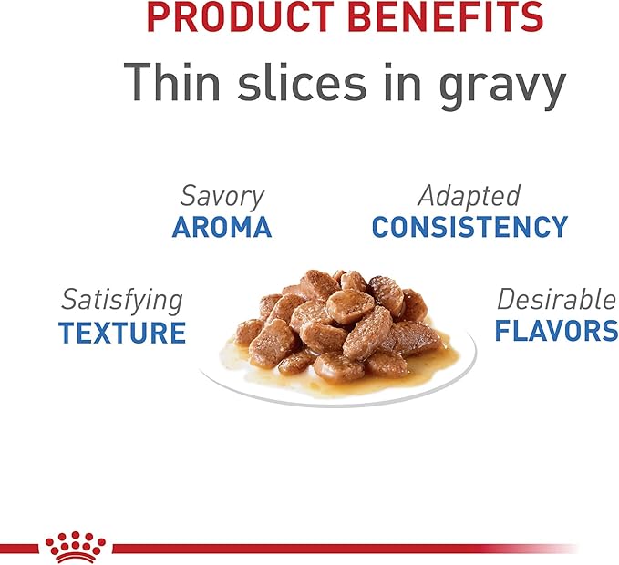 Royal Canin Feline Weight Care Thin Slices in Gravy Canned Adult Wet Cat Food, 3 oz can (24-count)