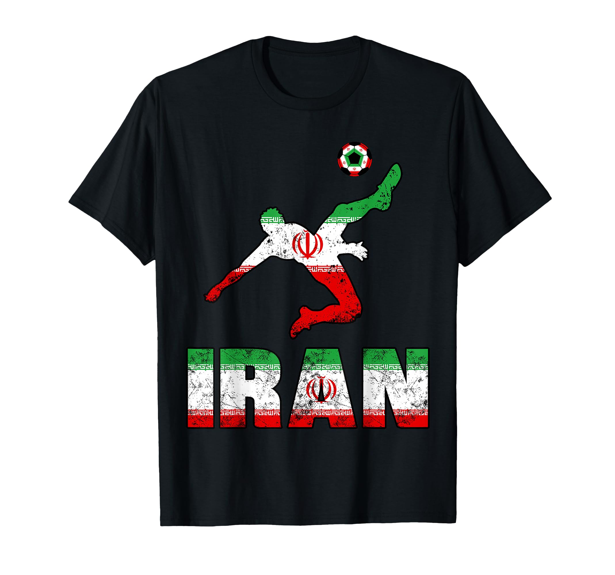 Iran Football Soccer Game Player Fan T-Shirt - Novelty Apparel for Adults