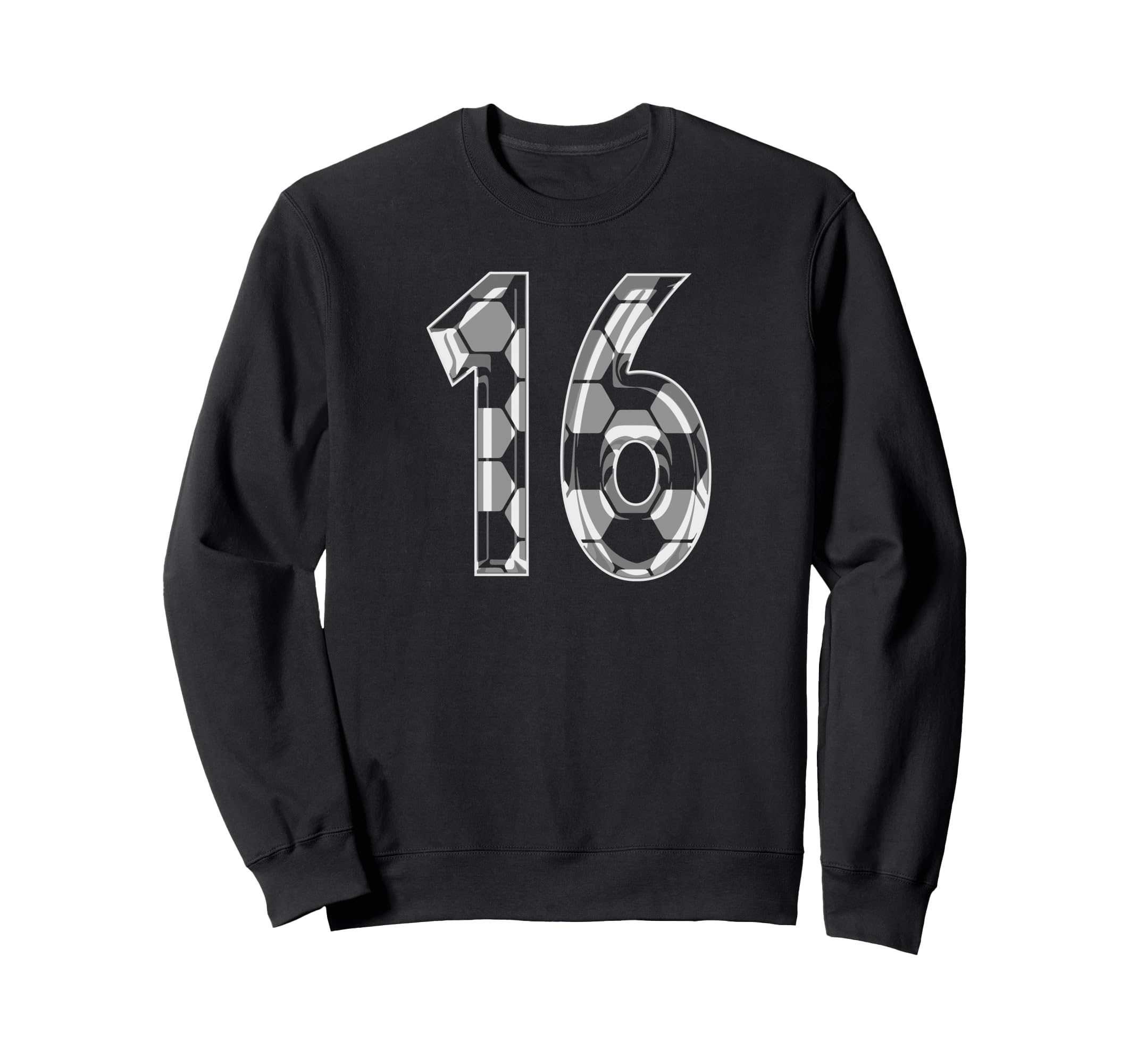 Soccer Number 16 Favorite Player Sweatshirt - Minimalist Print Men Women
