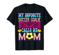 Soccer Mom Goalie Goal Keeper Mother T-Shirt - Casual Everyday Wear Unisex