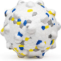 3.7'' Dog Balls for Dogs Aggressive Chewers Indestructible Tennis Durable Bouncy Interactive Dog Toy Balls for Fetch Game Floating Balls (White Large)
