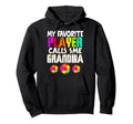 My Favorite Player Calls Me Grandma Hoodie - Minimalist Print Unisex