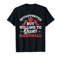 Introverted But Willing To Discuss T-Shirt - Fun Novelty Design Men Women