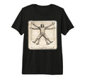Funny Artistic Vitruvian Art Soccer T-Shirt - Novelty Apparel Unisex