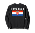 Hrvatska Croatia Flag Soccer Sweatshirt - Streetwear Style for Adults