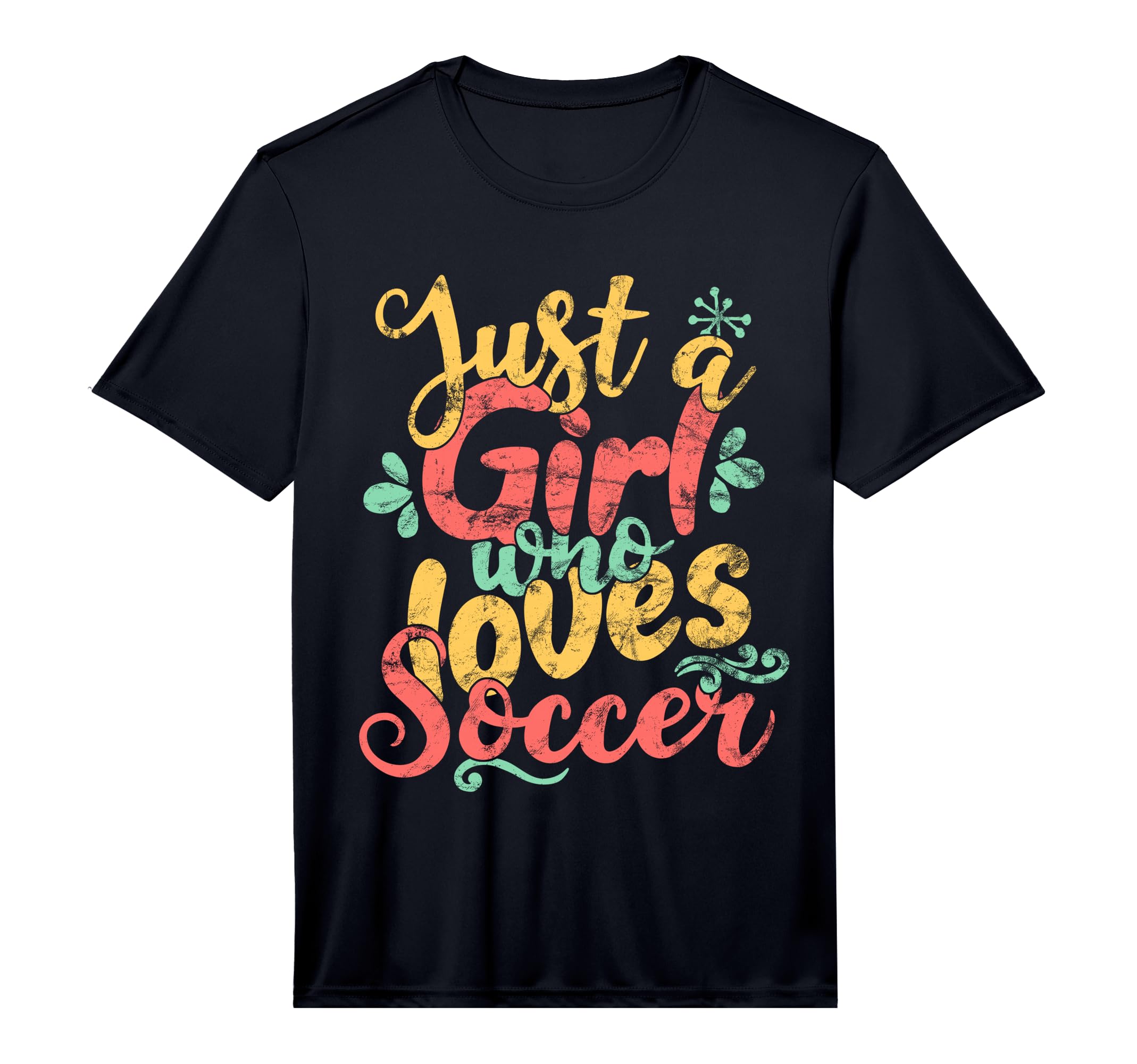 Just Who Loves Soccer Gift Performance T-Shirt - Unique Graphic Men Women