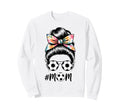 Messy Bun Bandana Soccer Mom Soccer Sweatshirt - Unique Graphic for Adults
