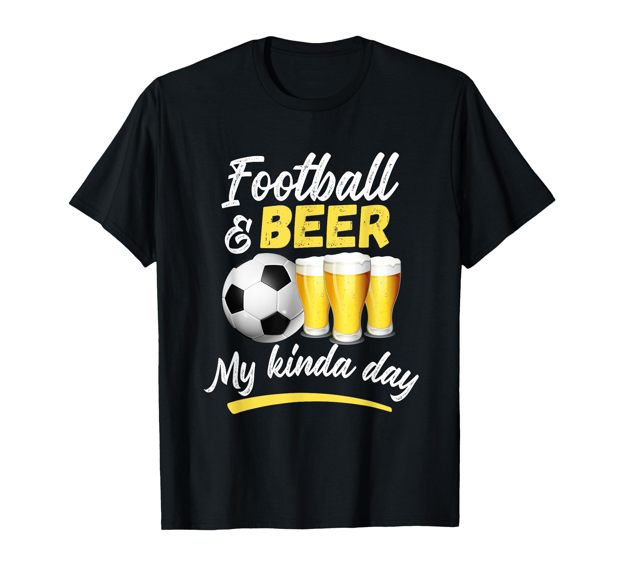 Football Season Gifts Beer Football T-Shirt - Aesthetic Graphic for Adults