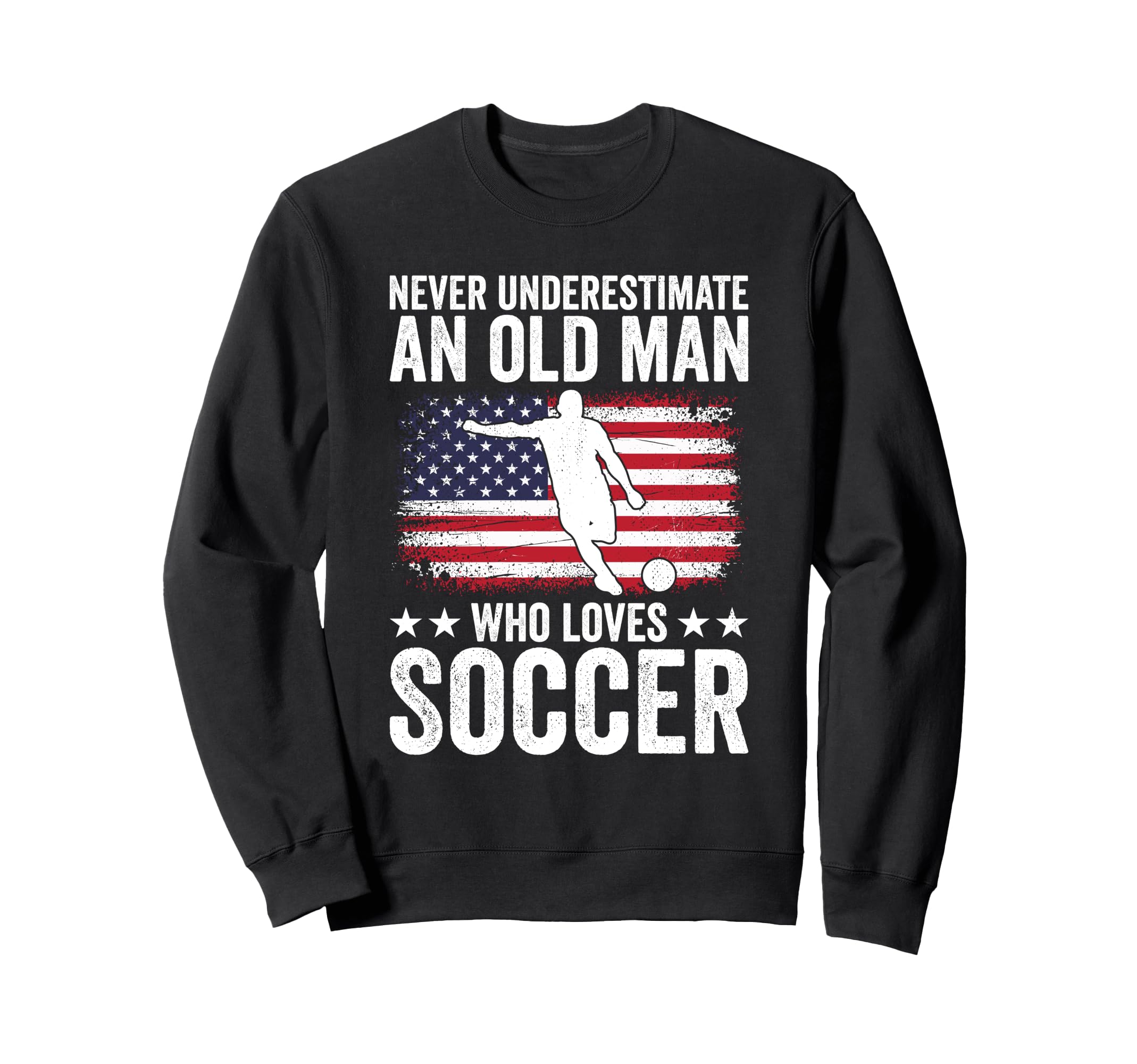 Never Underestimate Old Who Loves Sweatshirt - Custom Art Print Men Women