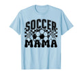 Soccer Mama Checkered Soccer Mom Soccer T-Shirt - Minimalist Print Unisex