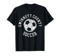 Gwinnett County Soccer Distressed 90S T-Shirt - Trendy Graphic Unisex