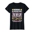 School Is Important Soccer Is T-Shirt - Casual Everyday Wear for Adults