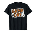 Game Day Soccer Player Fan Footbal T-Shirt - Graphic Print for Adults