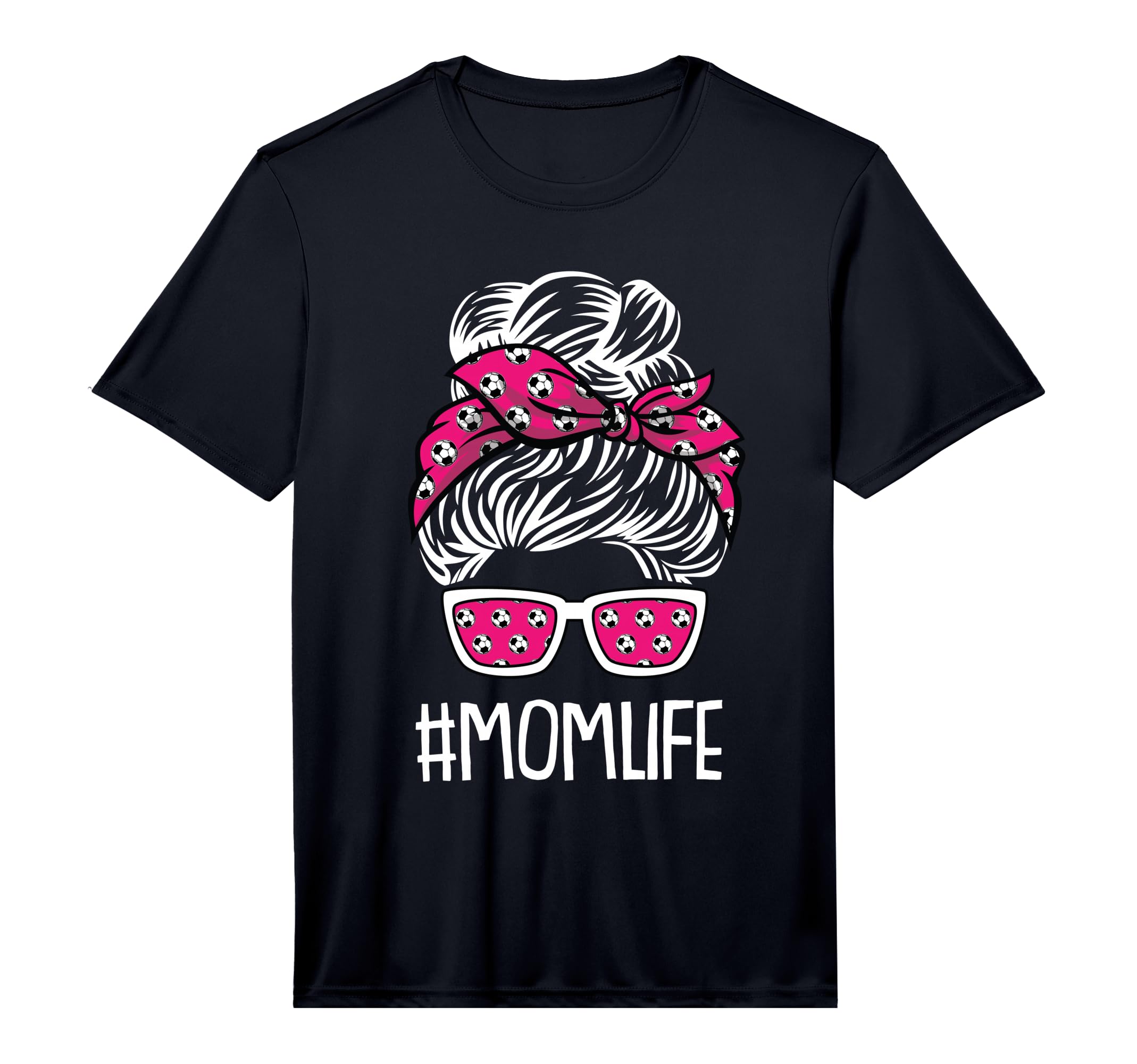 Mens Mom Life Mothers Day Soccer Ball T-Shirt - Streetwear Style Unisex
