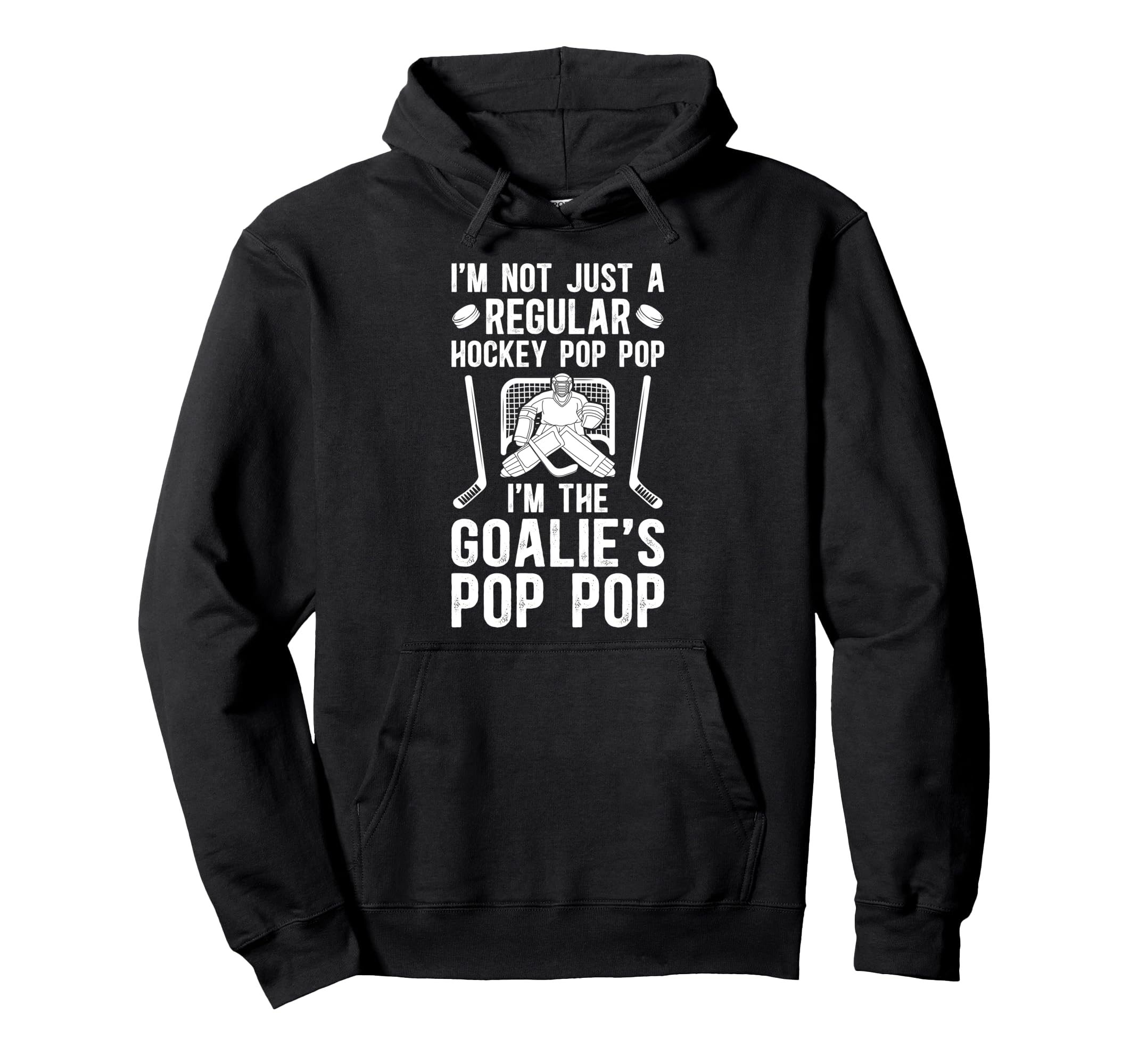 Im Hockey Goalie Pop Pop Ice Hockey Hoodie - Aesthetic Graphic Unisex